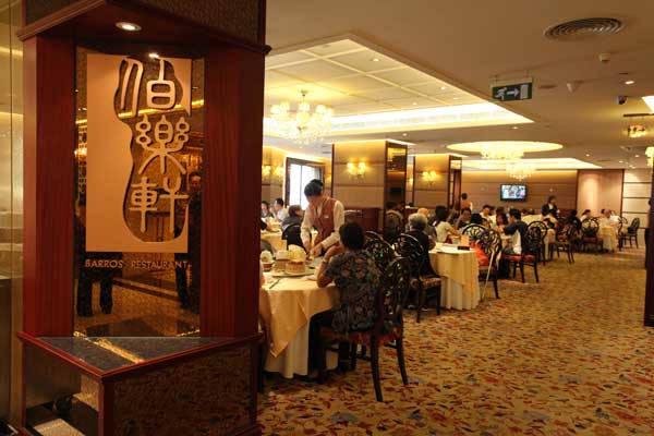 Taipa Square Hotel: Barros-Cantonese-Restaurant