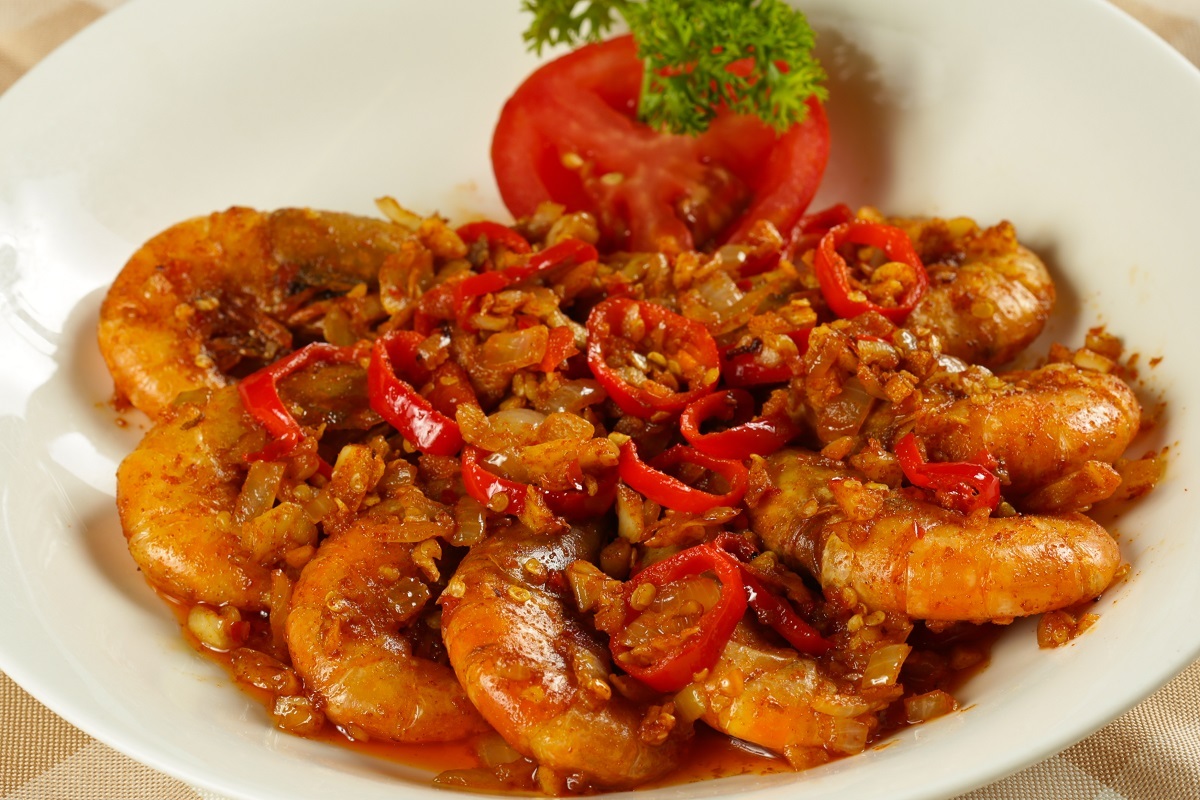 A Lorcha: Fried Prawns