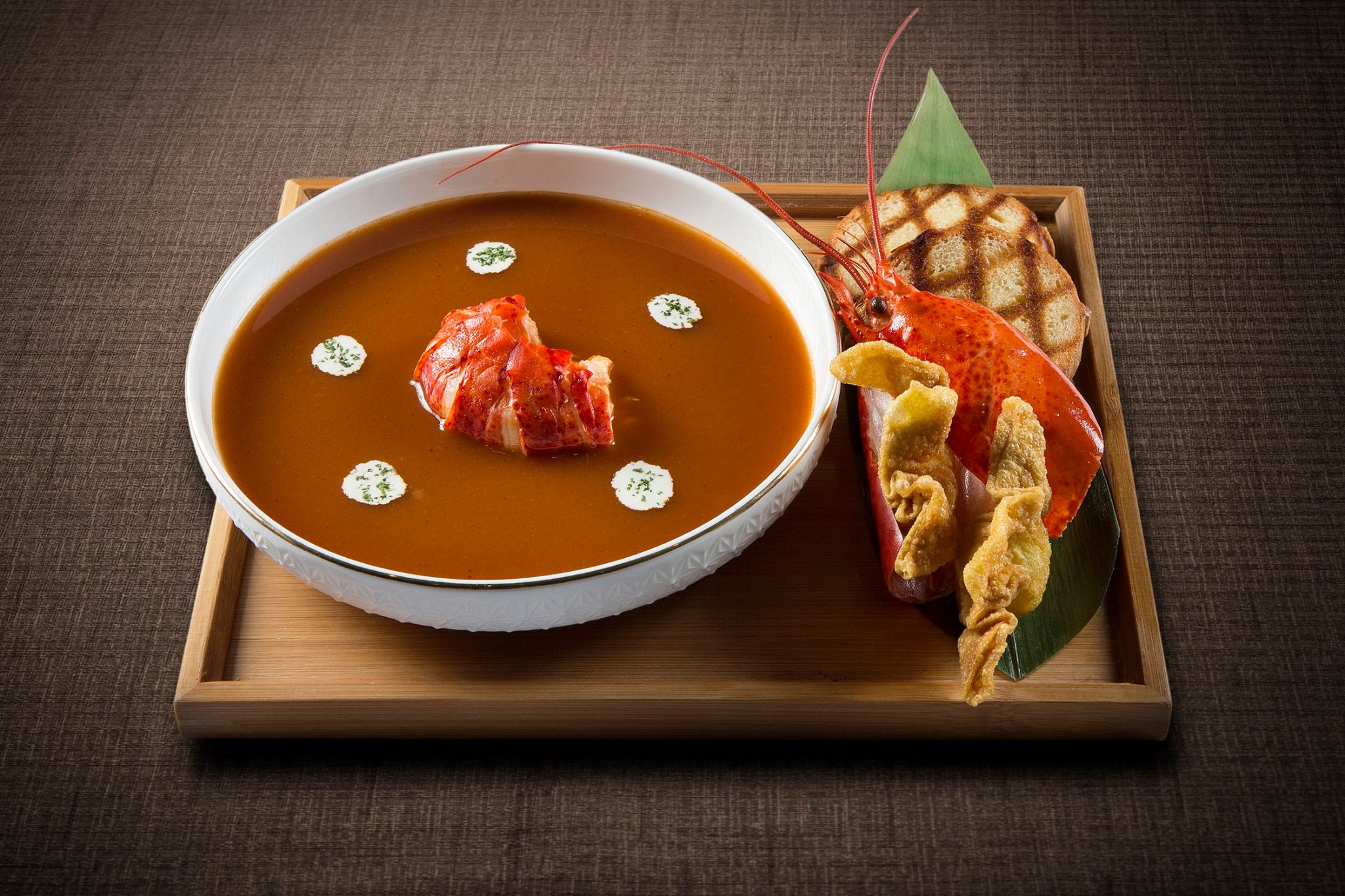 Terrace Restaurant: Lobster Soup