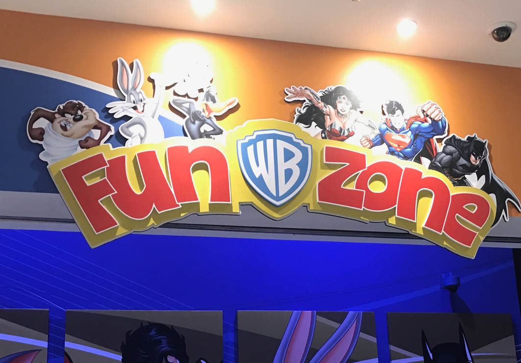 Warner Bros. Fun Zone in Macau: Sign