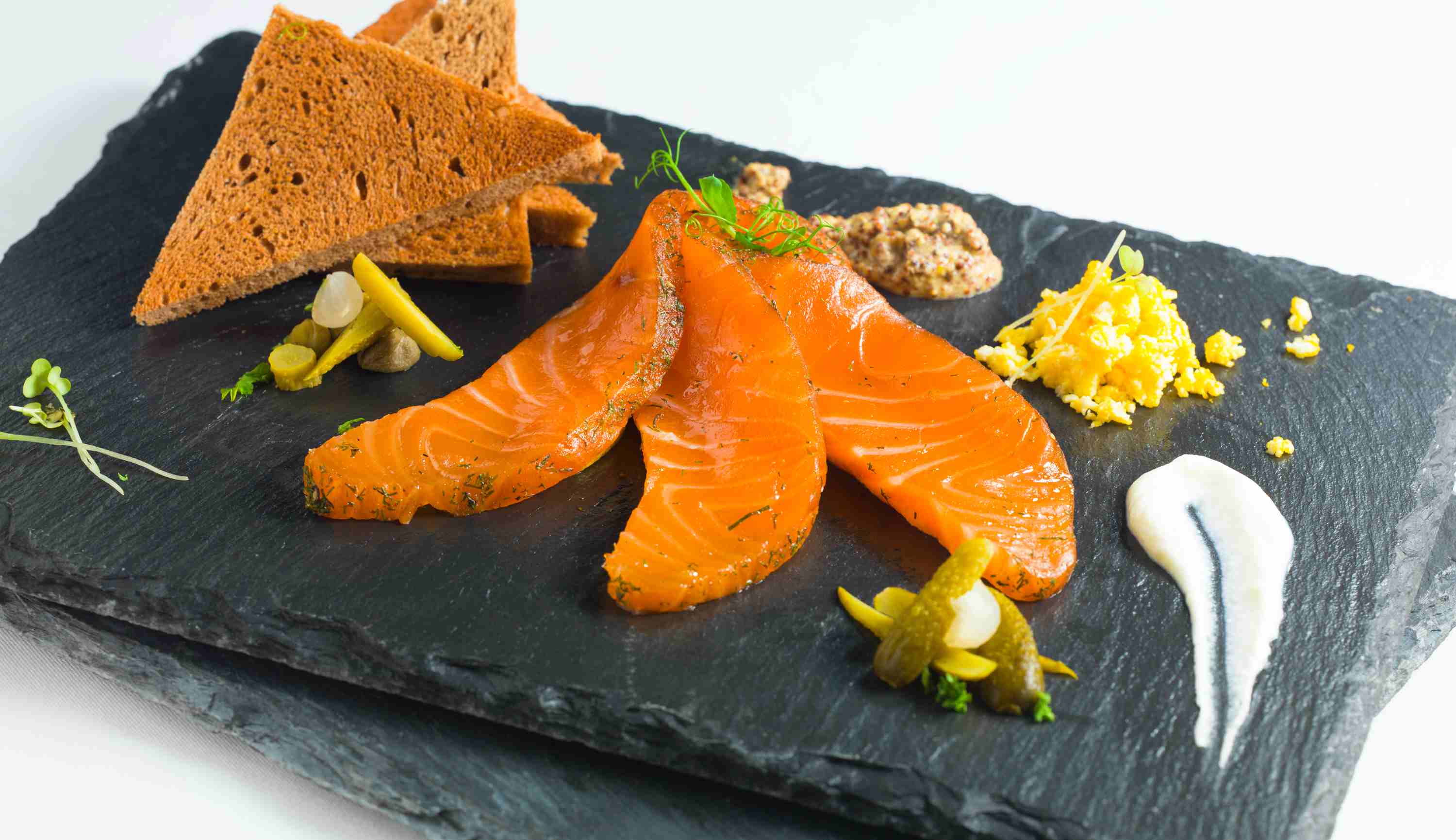 Copa Steakhouse: Smoked Salmon Plate