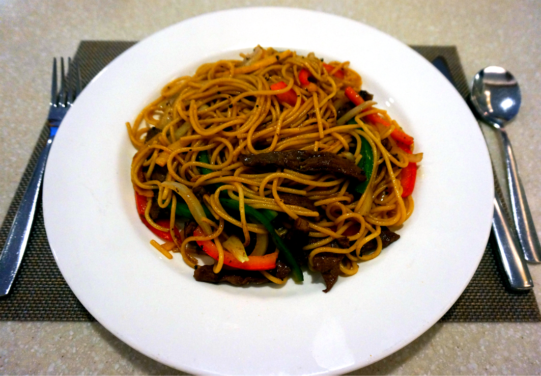 Villa Picasso Macau: Stir Fried Beef Spaghetti